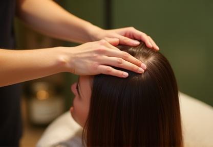 Luxury hair and scalp treatments with natural products at The London Hair Studio